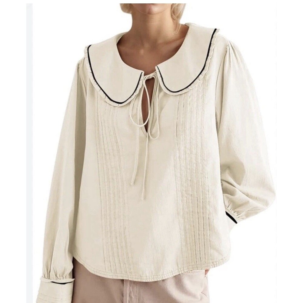 We The Free Free People “Molly” Sailor Shirt Small